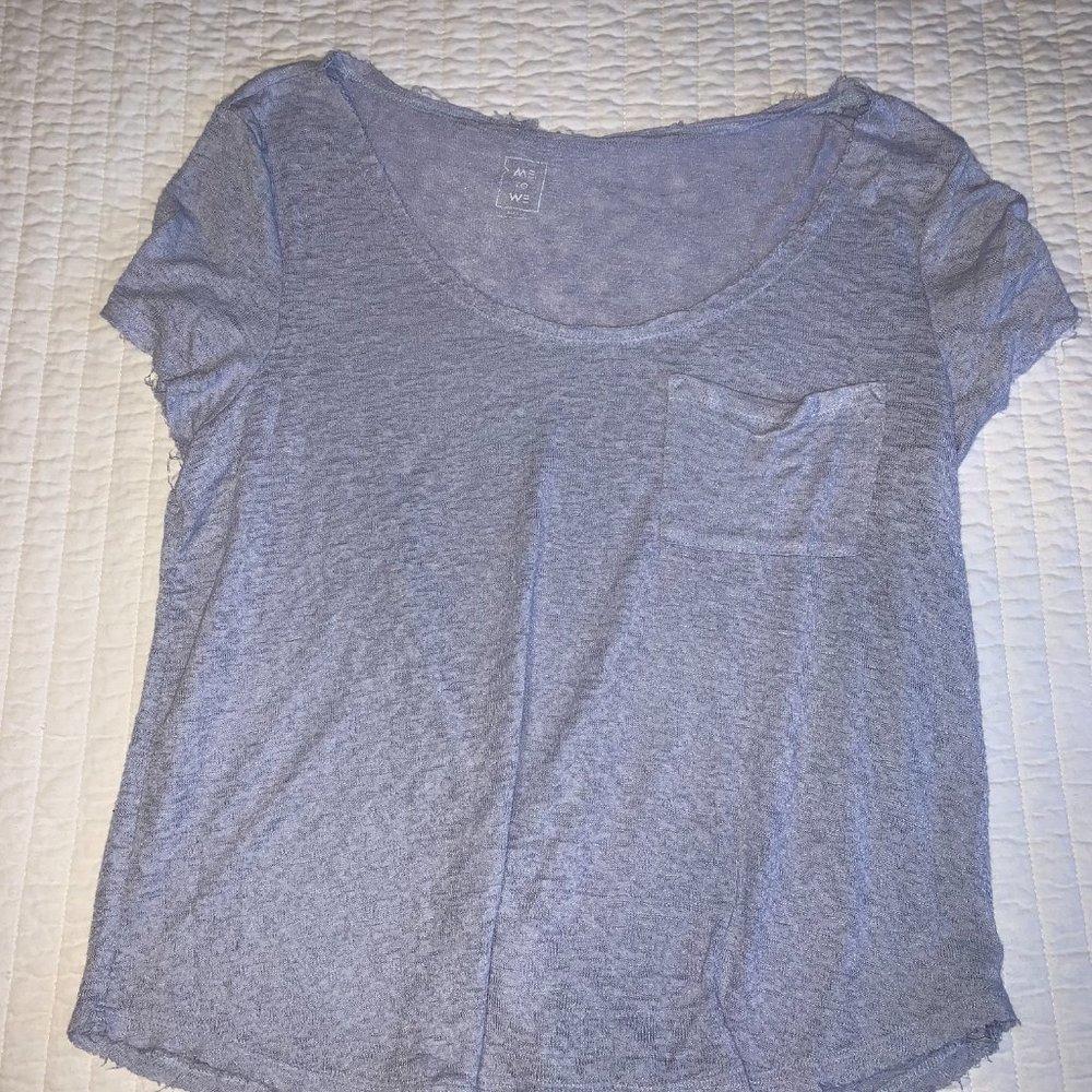 Me to We Loose Fitting Short Sleeve Tee